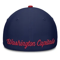 Men's Fanatics  Navy/Red Washington Capitals Flex Fit Hat