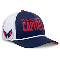 Men's Fanatics Navy/White Washington Capitals Authentic Pro Rink A-Frame Adjustable Hat