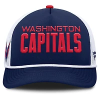 Men's Fanatics Navy/White Washington Capitals Authentic Pro Rink A-Frame Adjustable Hat