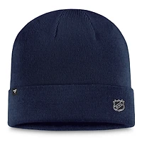Men's Fanatics  Navy Washington Capitals Authentic Pro Cuffed Knit Hat