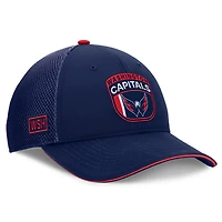 Men's Fanatics Navy Washington Capitals Authentic Pro Home Ice Trucker Adjustable Hat