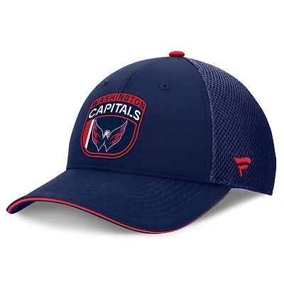 Men's Fanatics Navy Washington Capitals Authentic Pro Home Ice Trucker Adjustable Hat