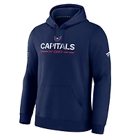 Men's Fanatics Navy Washington Capitals Authentic Pro Primary Hoodie