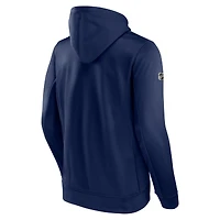 Men's Fanatics  Navy Washington Capitals Authentic Pro Pullover Hoodie