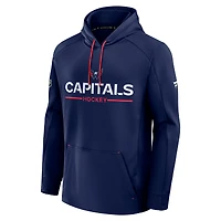 Sweat à capuche authentique Pro Rink des Capitals de Washington pour homme