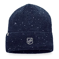Men's Fanatics Navy Washington Capitals Authentic Pro Rink Pinnacle Cuffed Knit Hat