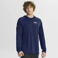 Sweat à capuche raglan authentique Pro Rink des Capitals de Washington pour homme, bleu marine Fanatics