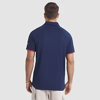 Polo raglan authentique Pro Rink bleu marine pour homme des Washington Capitals
