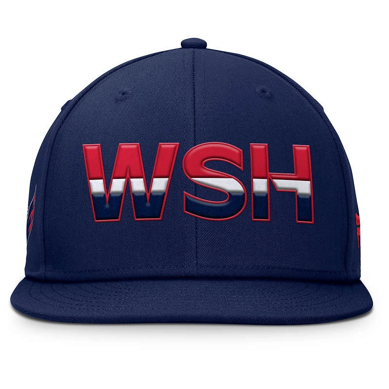 Men's Fanatics Navy Washington Capitals Authentic Pro Rink Snapback Hat