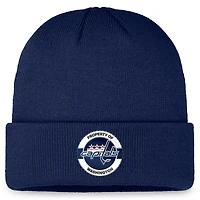 Men's Fanatics Navy Washington Capitals Authentic Pro Training Camp Cuffed Knit Hat