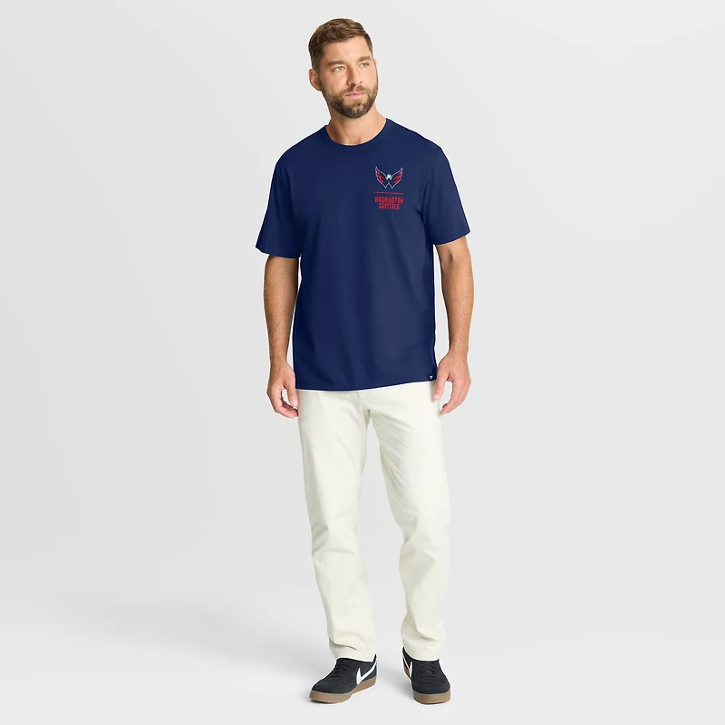 Men's Fanatics Navy Washington Capitals Crash The Net Legacy T-Shirt