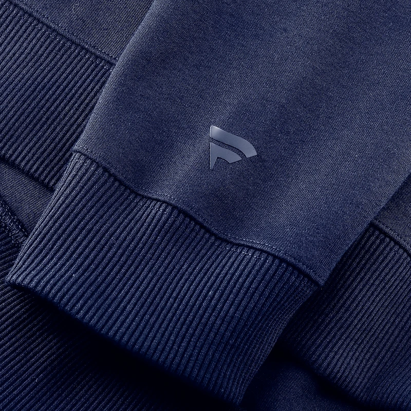 Men's Fanatics  Navy Washington Capitals Elements Tonal Primary Tri-Blend Full-Zip Hoodie