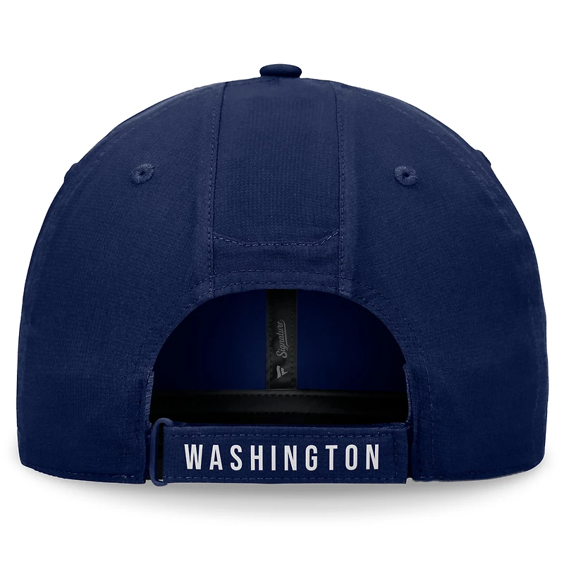 Casquette réglable Ripstop Fanatics pour hommes, bleu marine, Washington Capitals Front Office