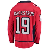 Maillot de joueur échappé des Capitals Washington Fanatics Nicklas Backstrom pour hommes, rouge