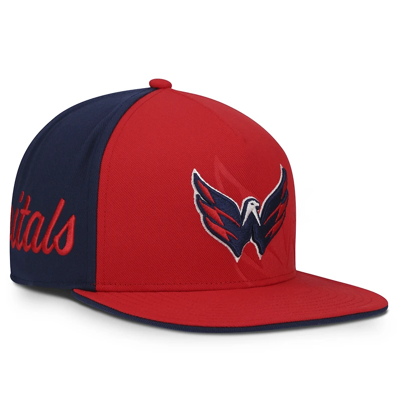 Men's Fanatics Red/Navy Washington Capitals Snapback Hat