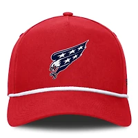Casquette ajustable en forme de A authentique Pro Alternate Jersey des Capitals de Washington Fanatics pour homme, rouge