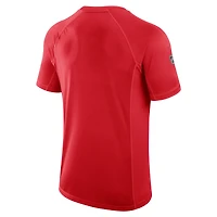 T-shirt technique authentique Pro Rink des Washington Capitals pour hommes Fanatics Red