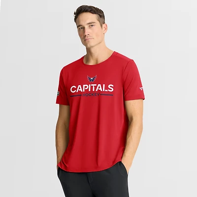 Men's Fanatics Red Washington Capitals Authentic Pro Rink Tech T-Shirt