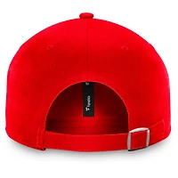 Casquette réglable avec logo principal Fanatics Red Washington Capitals Core pour hommes
