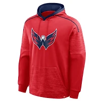 Men's Fanatics Red Washington Capitals Goaltender Defender Pullover Hoodie