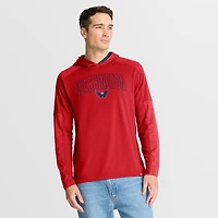 Men's Fanatics Red Washington Capitals Penalty Shot Long Sleeve Hoodie T-Shirt