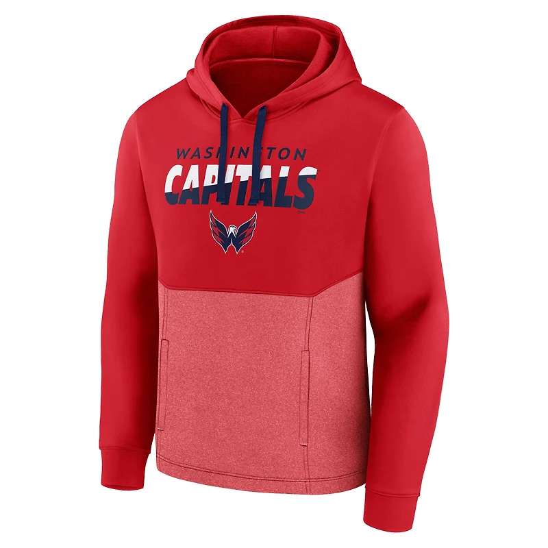 Men's Fanatics Red Washington Capitals Slash Attack Pullover Hoodie