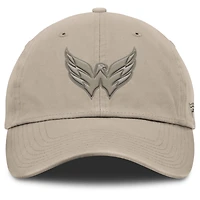Men's Fanatics Tan Washington Capitals Authentic Pro Road Adjustable Hat