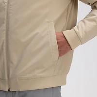 Men's Fanatics Tan Washington Capitals Authentic Pro Road Lightweight Full-Zip Bomber Jacket