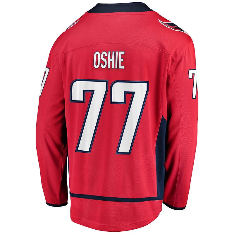 Fanatics Branded TJ Oshie Red Washington Capitals Home Breakaway Player - Maillot