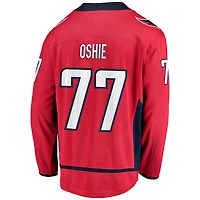 Fanatics Branded TJ Oshie Red Washington Capitals Home Breakaway Player - Maillot