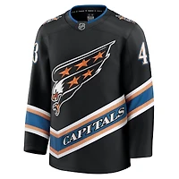 Maillot premium alternatif 50e anniversaire des Capitals de Washington, Tom Wilson, noir, pour homme