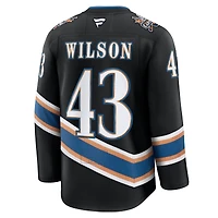 Men's Fanatics Tom Wilson Black Washington Capitals Alternate 50th Anniversary Premium Jersey