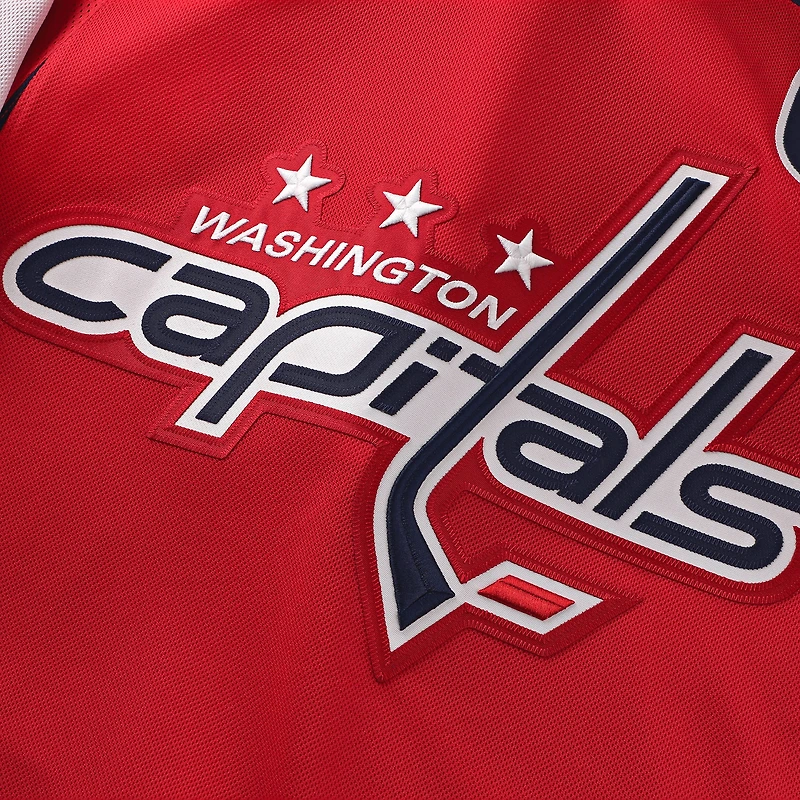 Maillot de qualité supérieure à domicile rouge Tom Wilson des Washington Capitals Fanatics pour hommes