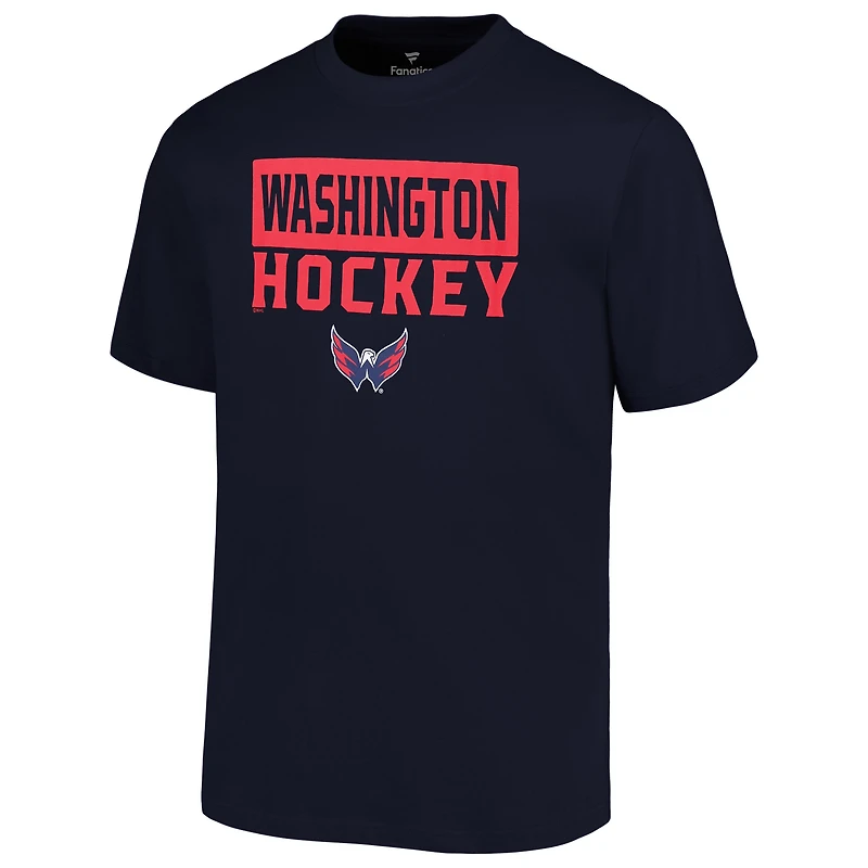 Ensemble de 2 t-shirts Fanatics Washington Capitals Big & Tall pour hommes
