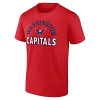 Pack combiné t-shirt et short Fanatics Washington Capitals Humble pour hommes