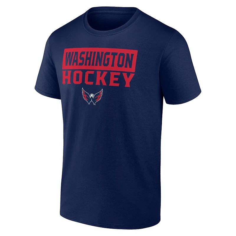 Pack combiné de t-shirts Fanatics Washington Capitals Serve pour hommes