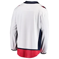 Maillot Breakaway Away blanc Fanatics pour hommes des Capitals de Washington