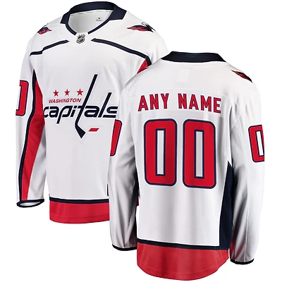 Men's Fanatics White Washington Capitals Breakaway - Custom Jersey