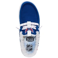Chaussures décontractées à enfiler pour hommes Hey Dude Navy Washington Capitals Wally