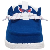 Men's Hey Dude Navy Washington Capitals Wally Casual Slip-On Shoes