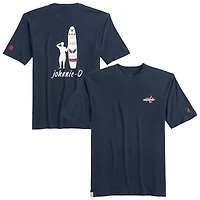 T-shirt Spencer chiné bleu marine des Capitals de Washington pour homme Johnnie-O