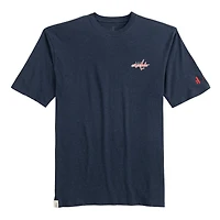 T-shirt Spencer chiné bleu marine des Capitals de Washington pour homme Johnnie-O