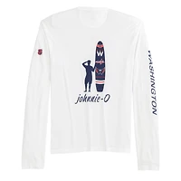 Men's johnnie-O White Washington Capitals Adam Long Sleeve T-Shirt