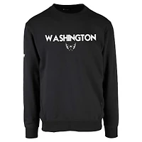 Men's Levelwear  Black Washington Capitals Zane City Capsule Pullover Sweatshirt