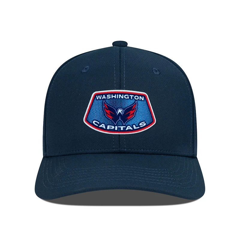 Casquette Rise Skylight Flex bleu marine pour homme des Washington Capitals