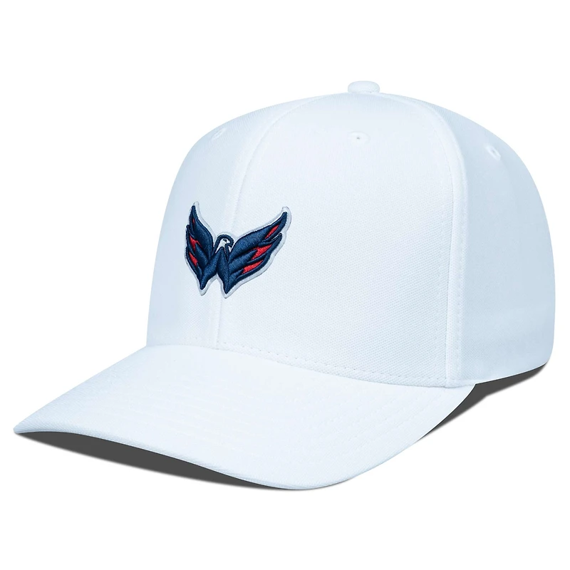 Men's Levelwear White Washington Capitals  Fusion Adjustable Hat