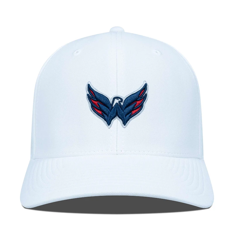 Men's Levelwear White Washington Capitals  Fusion Adjustable Hat
