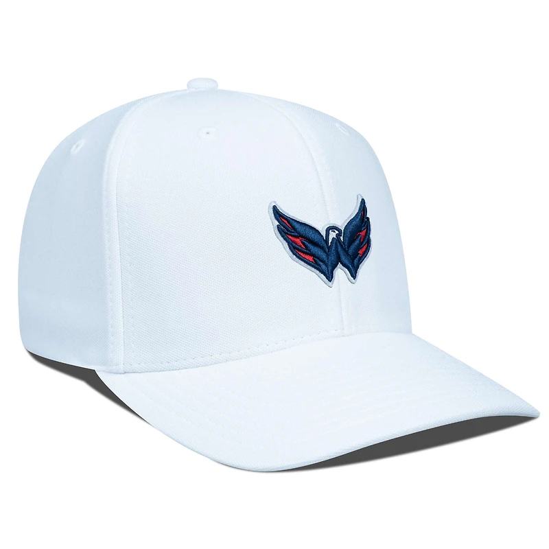 Men's Levelwear White Washington Capitals  Fusion Adjustable Hat
