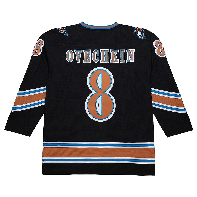 Maillot Mitchell & Ness Alexander Ovechkin noir pour homme des Capitals de Washington 2005/06 Power Play