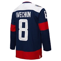 Men's Mitchell & Ness Alexander Ovechkin Navy Washington Capitals Power Play Jersey
